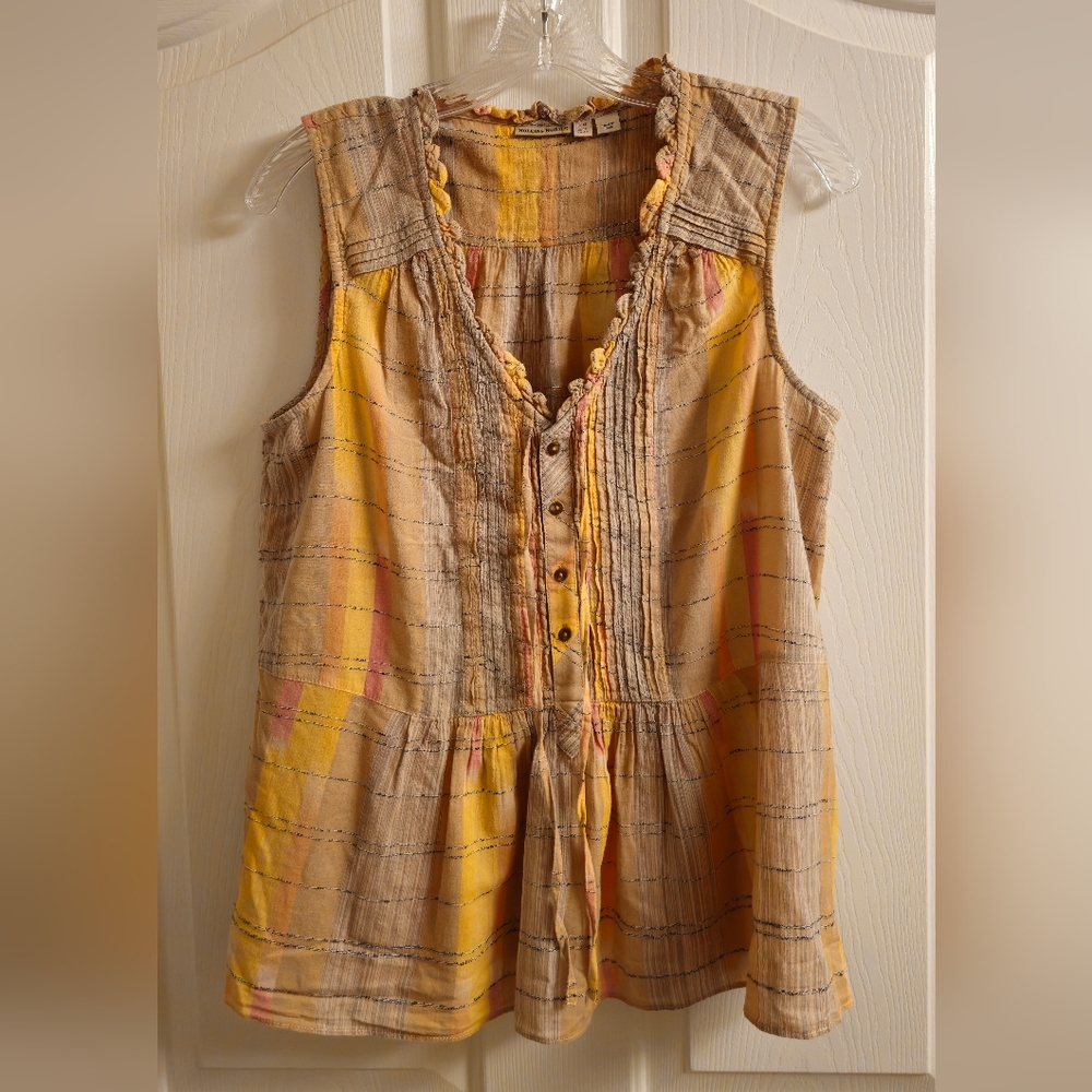 Holding Horses Sleeveless Blouse, Size 12